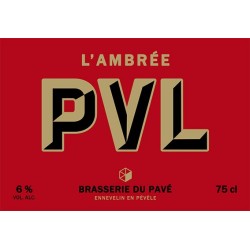 Bières PVL - BIERE AMBRÉE - Brasserie du Pavé -6°