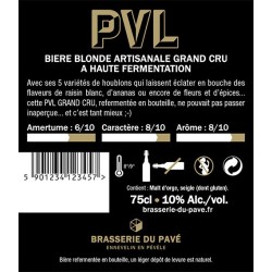 Bières PVL - BIERE BLONDE GRAND CRU -10°