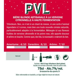 Bières PVL - SAISON HIVER -7°