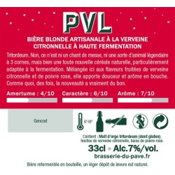 Bières PVL - SAISON HIVER 33CL -7°