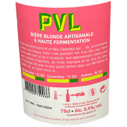 Bières PVL - SAISON PRINTEMPS -5°5