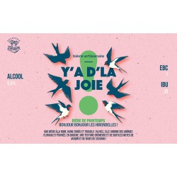 Bières Y'A D'LA JOIE - Brasserie Tandem -5°5