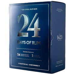 Rhum CALENDRIER 24 Days of Rum Box découverte rhum 24*2 -40°
