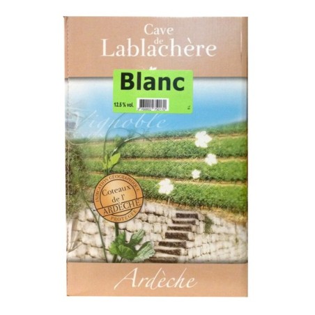 ARDECHE Les Dolmens Blanc 5L -12°5