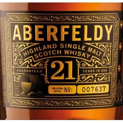 Whisky BMF ABERFELDY 21 ANS - Single Malt -46°
