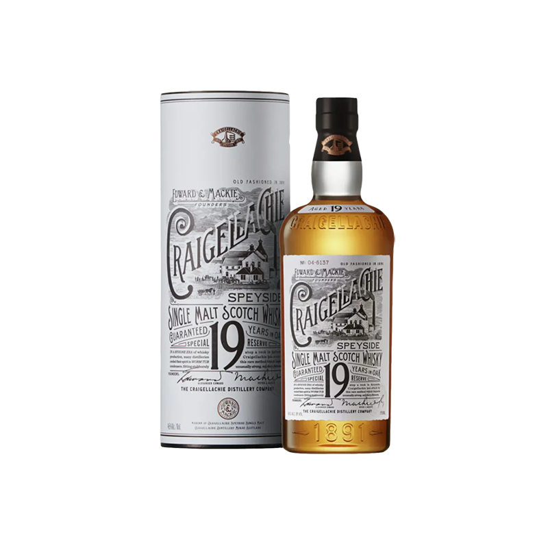 Whisky BMF CRAIGELLACHIE 19 ANS - Single Malt -46°