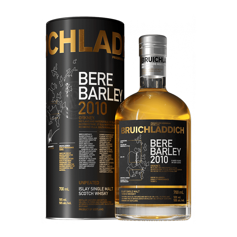 BRUICHLADDICH BERE BARLEY 2010-50°