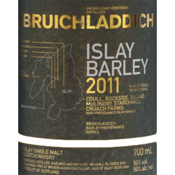 Whisky BRUICHLADDICH ISLAY BARLEY 2011-50°