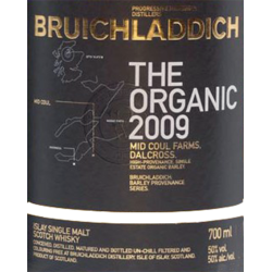 BRUICHLADDICH ORGANIC BARLEY - Bio 2009-50°