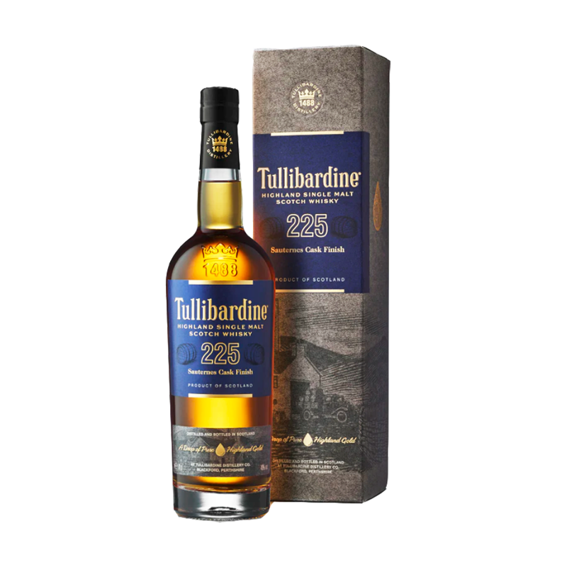 Whisky TULLIBARDINE 225 Finition Sauternes Cash Finish -43°