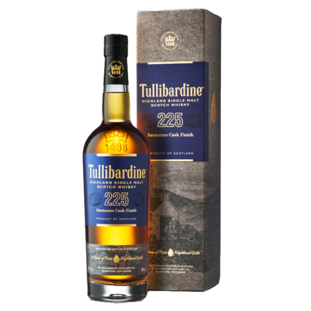 Whisky TULLIBARDINE 225 Finition Sauternes Cash Finish -43°