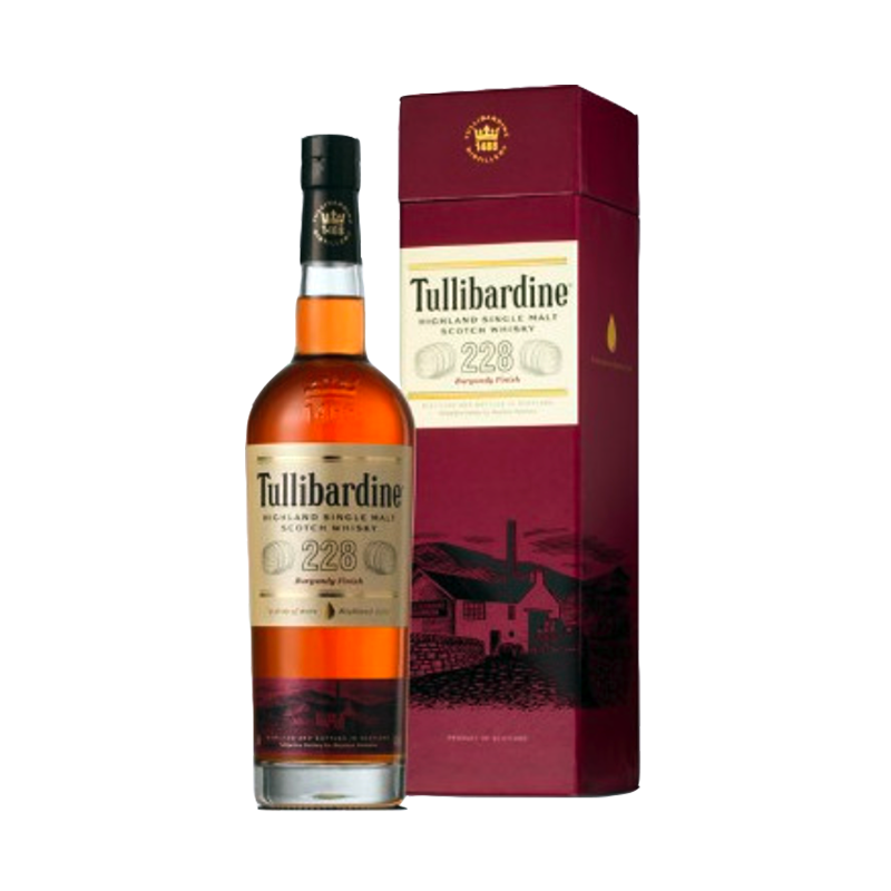 Whisky TULLIBARDINE 228 Finition Burgundy Cash Finish -43°