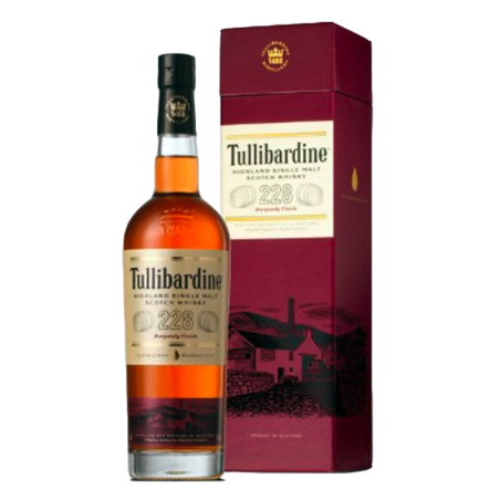 Whisky TULLIBARDINE 228 Finition Burgundy Cash Finish -43°