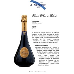 Champagne DE VENOGE Cuvée Des Princes Blanc de Blancs -12,5°