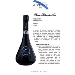 Champagne DE VENOGE Cuvée Des Princes Blanc de Noirs -12,5°