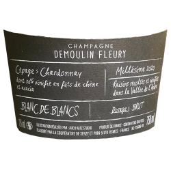 Champagne DEMOULIN FLEURY Blanc de Blancs -12°