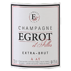 Champagne EGROT & FILLES EXTRA BRUT -12°