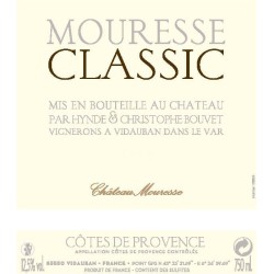 Château MOURESSE Classic Rosé - Bib 5 litres 2024-13°