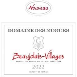 BEAUJOLAIS VILLAGES Nouveau Domaine Nugues 2026-12,5°