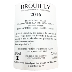 BROUILLY - Domaine des Nugues 2021-13°