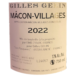 MACON VILLAGES Blanc Domaine des Nugues 2022-13°