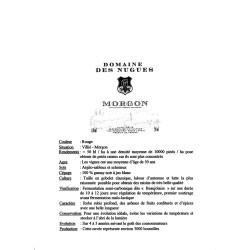 MORGON - Domaine des Nugues 2022-13°