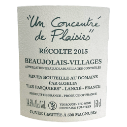 QUINTESSENCE DE GAMAY- Domaine Nugues 2015-12°5