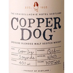 Whisky COPPER DOG - Blended Malt Whisky -40°