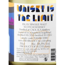 Whisky CAOL ILA 12 ans fût de bourbon hogshead -58°5