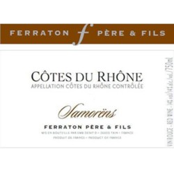 SAMORENS Rouge - Côtes du Rhône Ferraton 2023-13°5