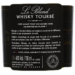 Whisky LE BLEND Tourbé- Roborel de Climens - Français -40°