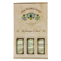 Coffret EAUX DE VIE 3*35cl Jos Nusbaumer -