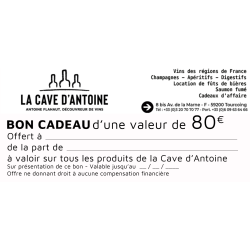 CARTE CADEAU 80€ A OFFRIR -