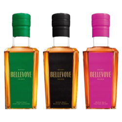 Whisky BELLEVOYE Coffret Vert + Noir + Prune  -41°