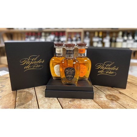Rhum EL PASADOR DE ORO - Coffret 3*20 cl -43°