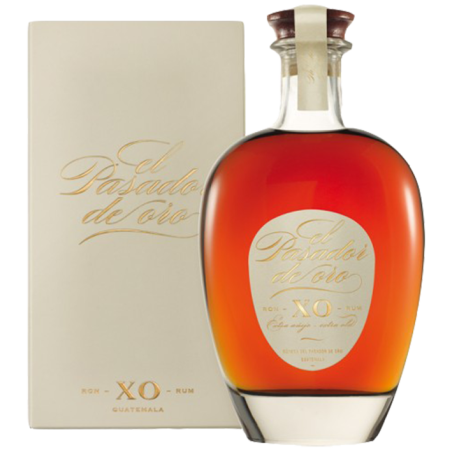 Rhum EL PASADOR DE ORO - XO - RON GUATEMALA -40°