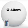 BOULE LUMINEUSE LED SOLAIRE 40 Cm -