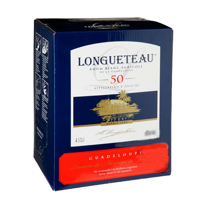 LONGUETEAU Rhum - Bib 2 litres -50°