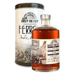 Rhum BRUT DE FUT OCÉAN INDIEN - 6 ans - Maison Ferroni -58°6