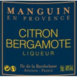 LIQUEUR CITRON BERGAMOTE -  MANGUIN -40°