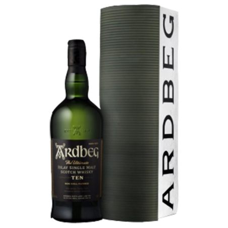 ARDBEG 10 ans Coffret Dist -46°