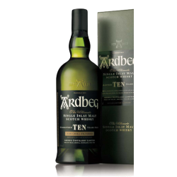 ARDBEG 10 ans Coffret sous étui -46°