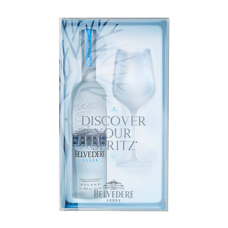 BELVEDERE VODKA Pure + Verre -40°