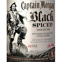 Rhum CAPTAIN MORGAN BLACK SPICED - Rhum -40°
