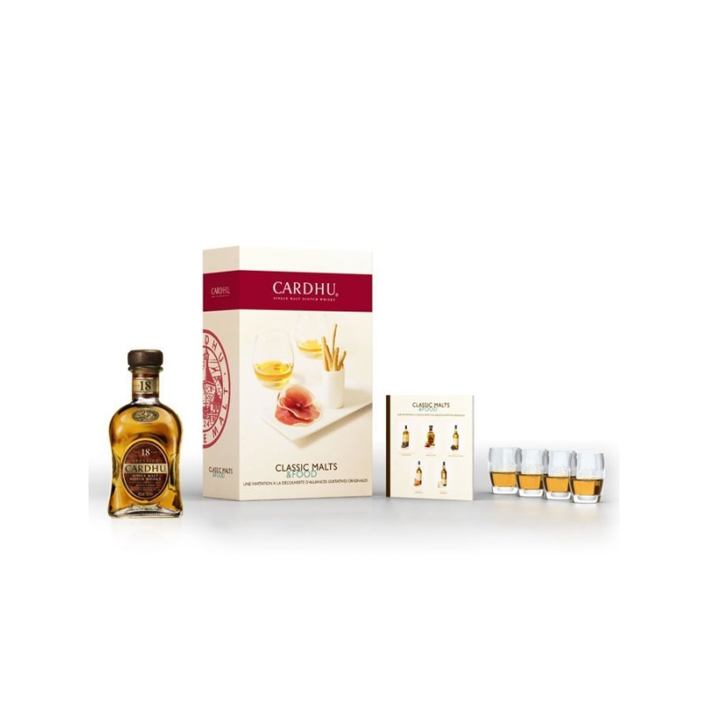 CARDHU 18 ans Cof. Classic Malts & Food -40°