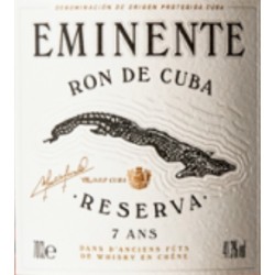 Rhum EMINENTE - RHUM HORS D'ÂGE - RESERVA - 7 ANS -41°3
