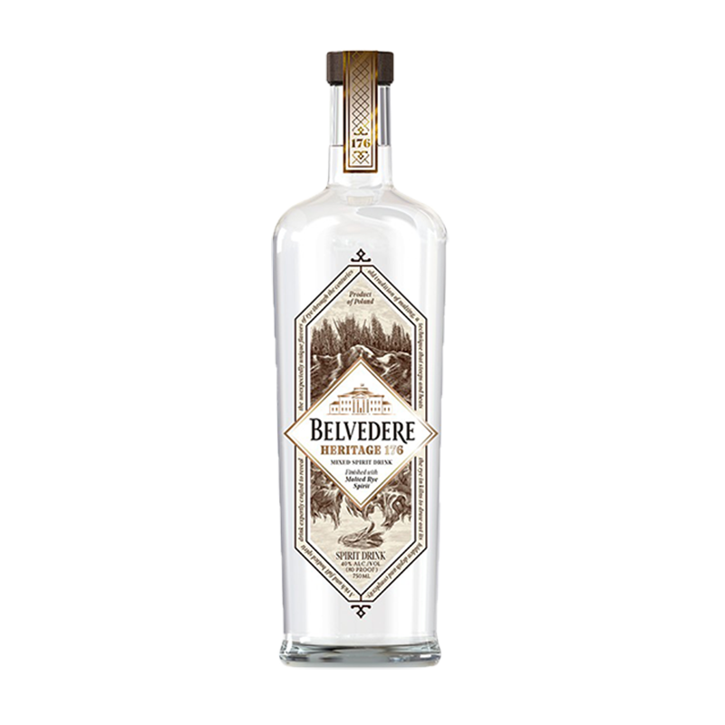 HERITAGE 176 BELVEDERE VODKA -40°