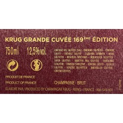 Champagne KRUG Grande Cuvée Coffret Edition 171 -12°