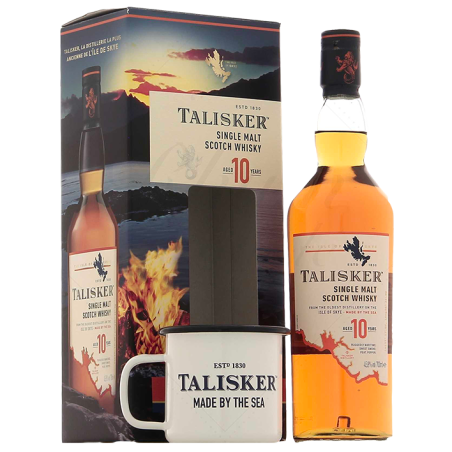 TALISKER 10 ANS DAY + MUG sous étui -45°8