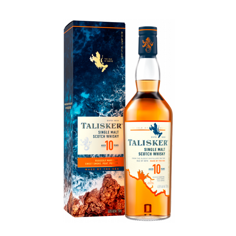 TALISKER 10 ANS sous étui -45°8